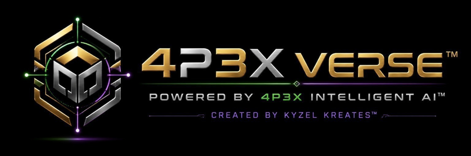 4P3X Verse rectangle brand logo